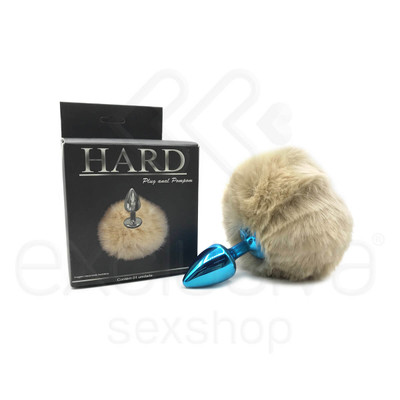 Foto 11 do produto Plug Anal Tamanho ''P'' em Metal com Pompom - 5,4 x 2,6 cm | Hard | Disponível em 10 Cores