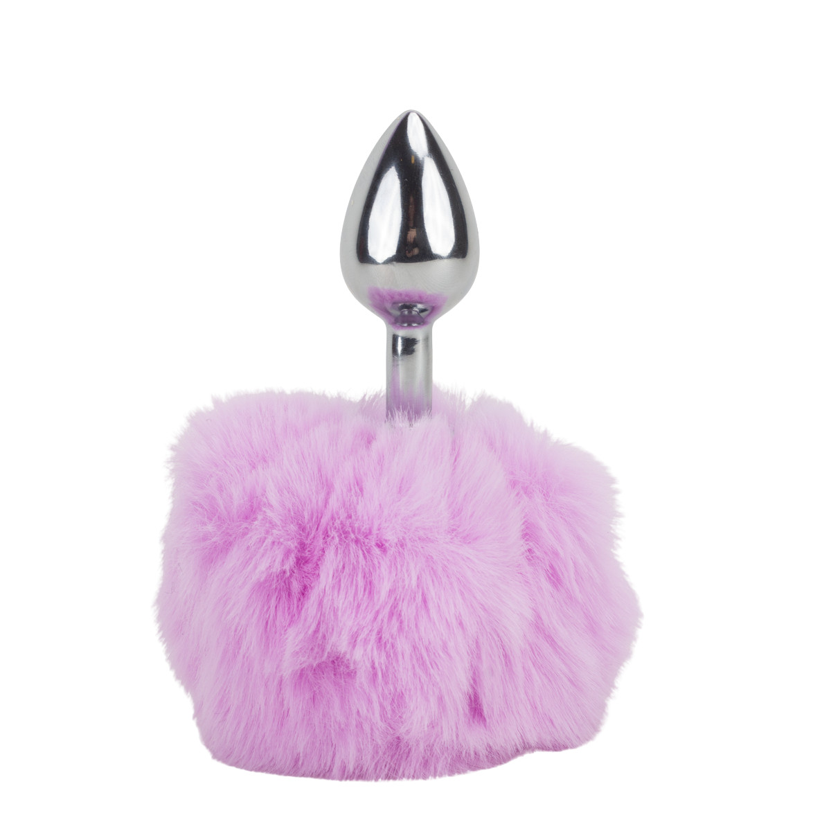 Plug Anal Tamanho "P" em Metal com Pompom - Anal Plug Stainless | 5,8 x 2,7 cm | Disponível em 7 Cores - 9