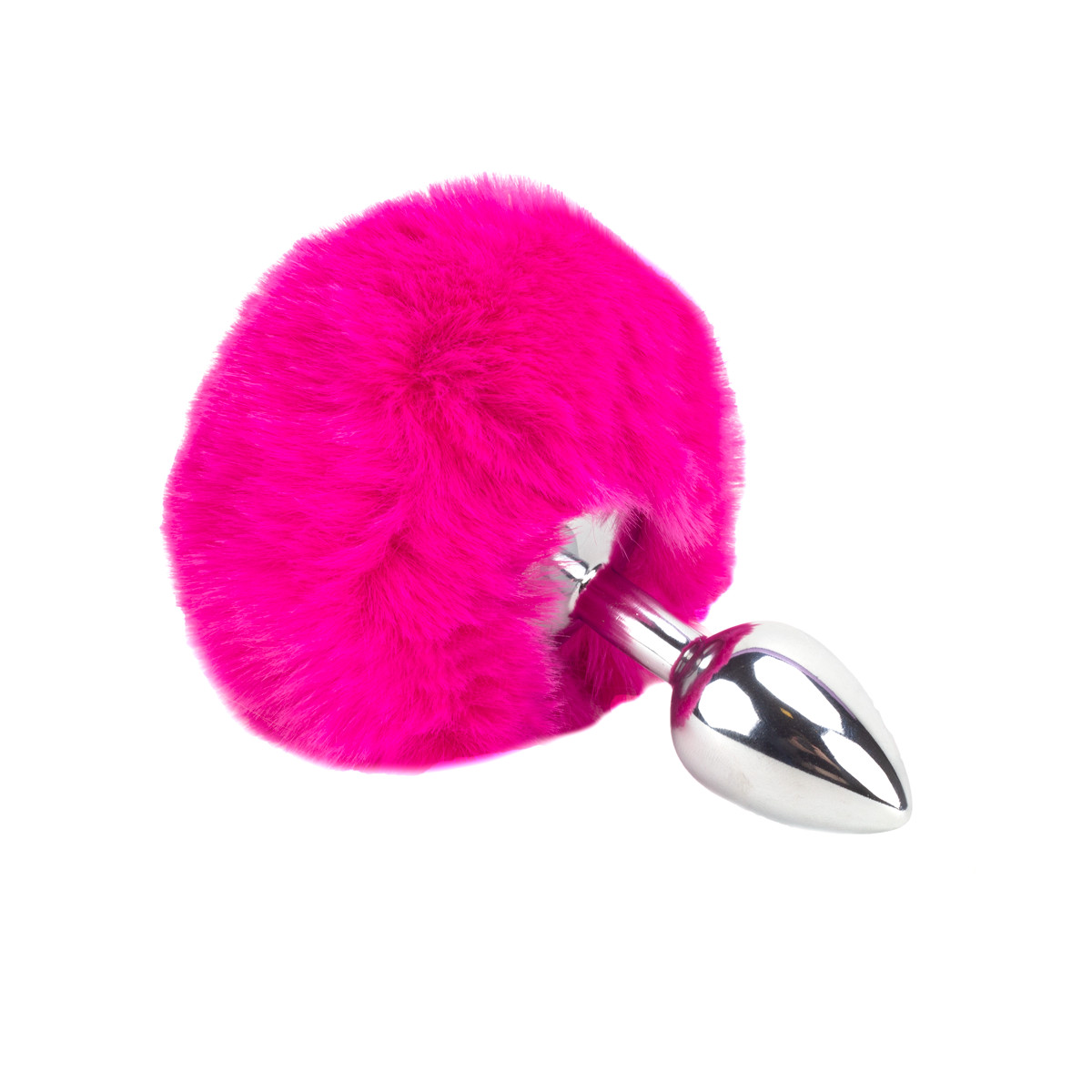 Plug Anal Tamanho "P" em Metal com Pompom - Anal Plug Stainless | 5,8 x 2,7 cm | Disponível em 7 Cores - 18