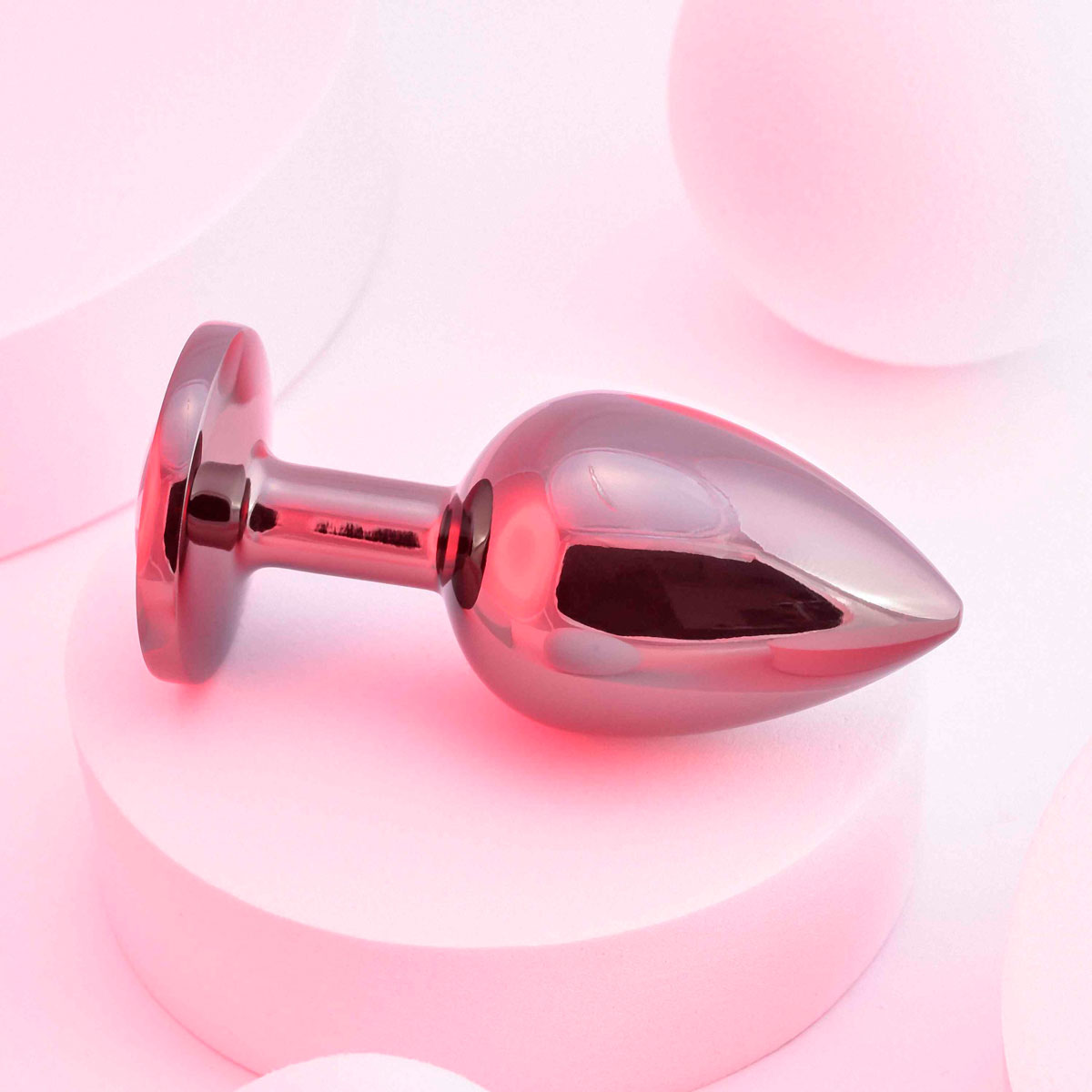 Plug Anal em Metal no Tamanho "G" com Logo - Evolved Playboy Pleasure Tux-Large| 8,3 x 3,9 cm - 3