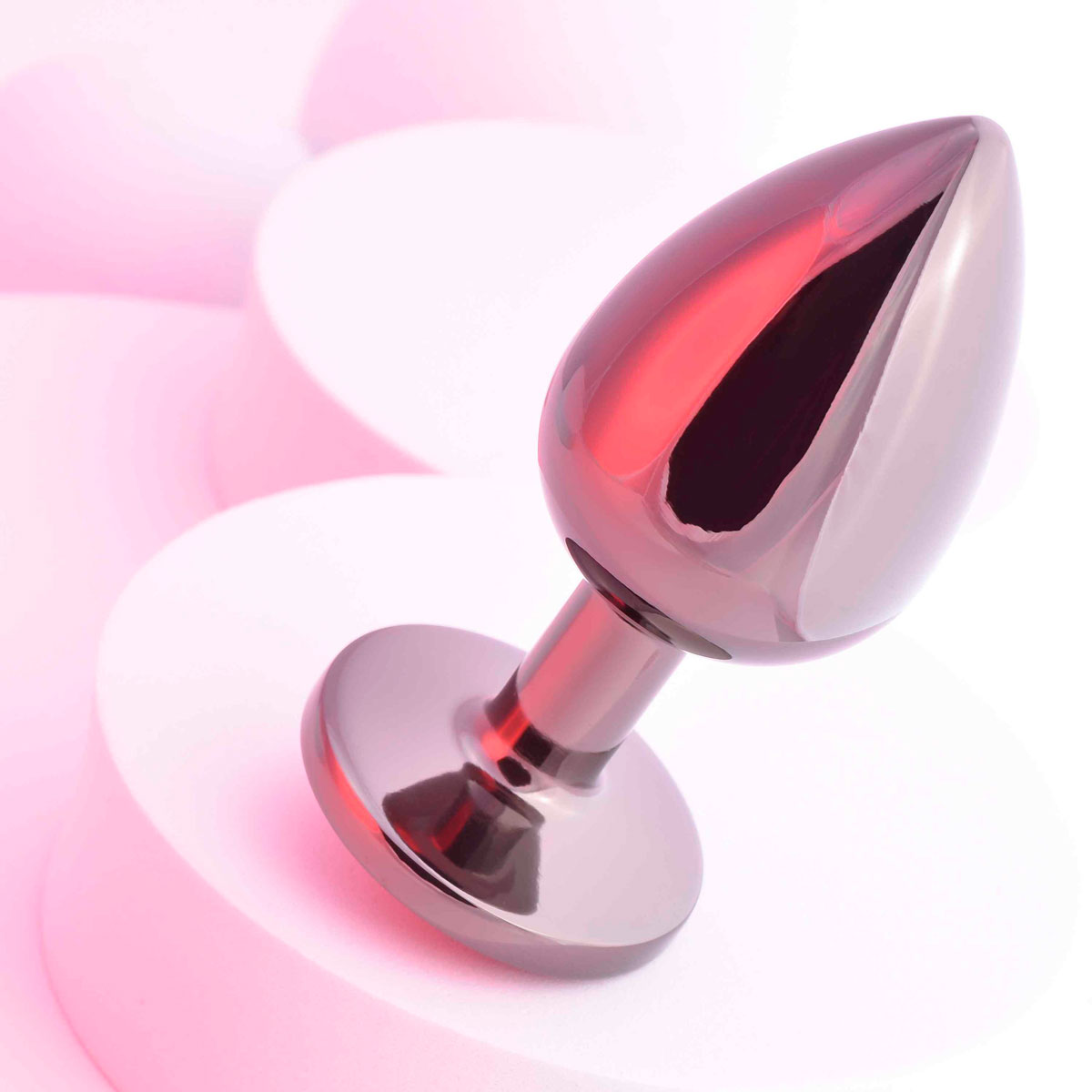 Plug Anal em Metal no Tamanho "G" com Logo - Evolved Playboy Pleasure Tux-Large| 8,3 x 3,9 cm - 4