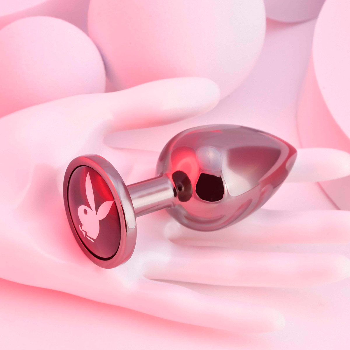 Plug Anal em Metal no Tamanho "G" com Logo - Evolved Playboy Pleasure Tux-Large| 8,3 x 3,9 cm - 5