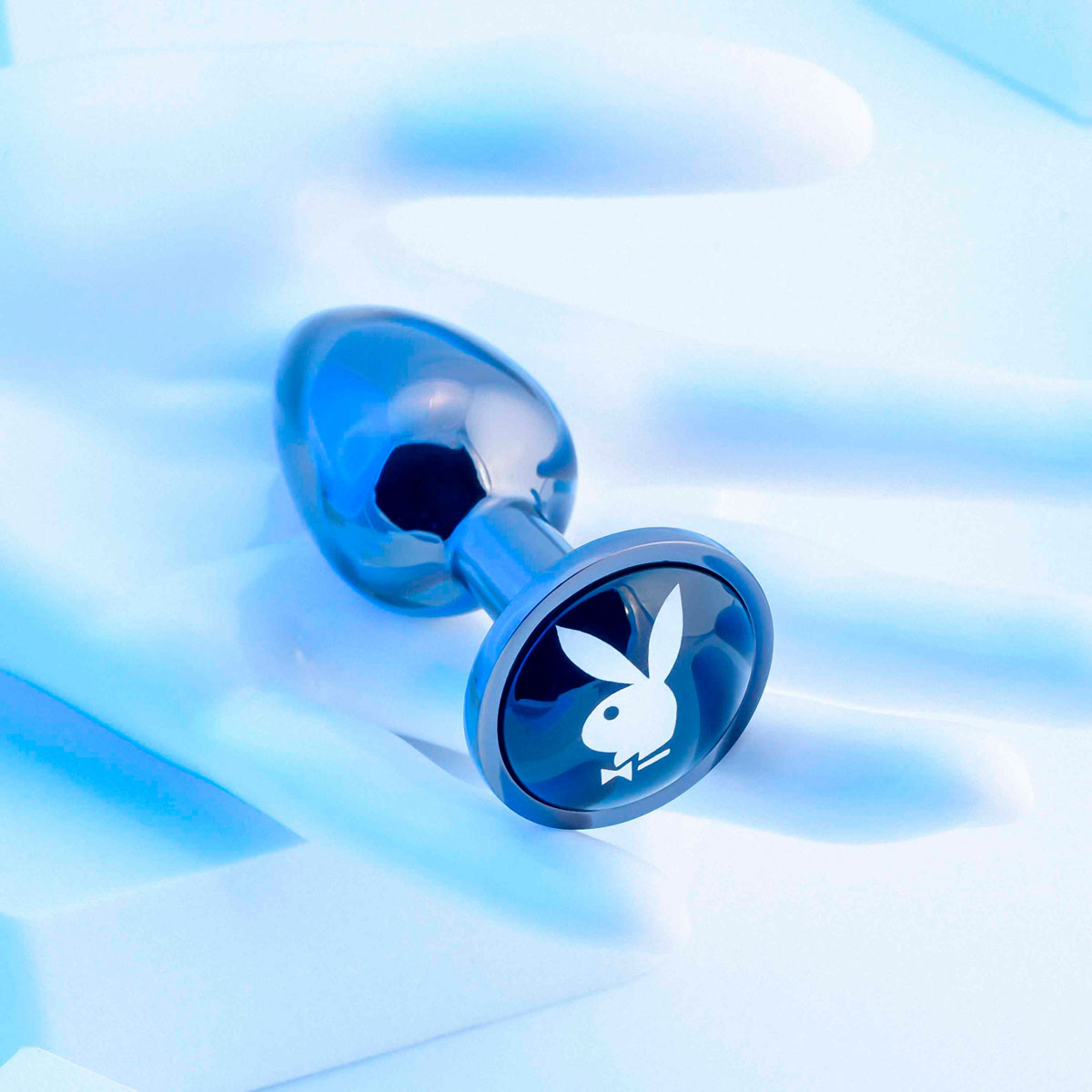 Plug Anal em Metal no Tamanho "P" com Logo - Evolved Playboy Pleasure Tux-Small | 6,5 x 2,7 cm - 2