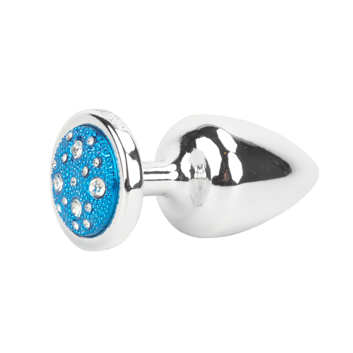 Plug Anal "P" em ABS Atóxico com Formato Cônico e Detalhes de Joias Cravejadas - Hard Less | 6 x 2,6 cm | Disponível em 14 Cores - 5