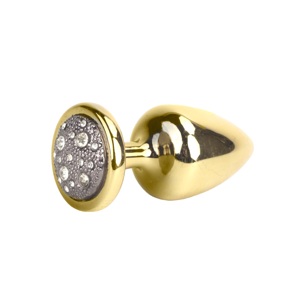 Plug Anal "P" em ABS Atóxico com Formato Cônico e Detalhes de Joias Cravejadas - Hard Less | 6 x 2,6 cm | Disponível em 14 Cores - 11