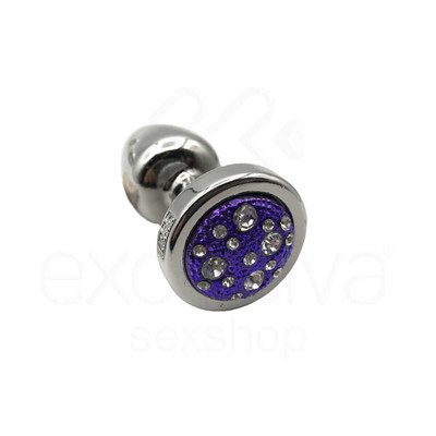 Foto 21 do produto Plug Anal "P" em ABS Atóxico com Formato Cônico e Detalhes de Jóias Cravejado - Hard Less | 5,4 x 2,6 cm | Disponível em 14 Cores
