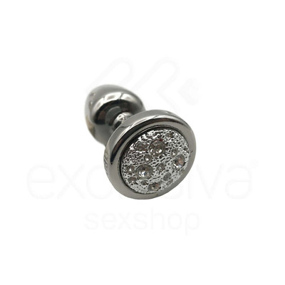 Foto 18 do produto Plug Anal "P" em ABS Atóxico com Formato Cônico e Detalhes de Jóias Cravejado - Hard Less | 5,4 x 2,6 cm | Disponível em 14 Cores