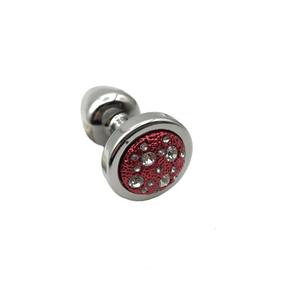 Foto 9 do produto Plug Anal "P" em ABS Atóxico com Formato Cônico e Detalhes de Jóias Cravejado - Hard Less | 5,4 x 2,6 cm | Disponível em 14 Cores