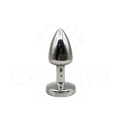 Foto 23 do produto Plug Anal "P" em ABS Atóxico com Formato Cônico e Detalhes de Jóias Cravejado - Hard Less | 5,4 x 2,6 cm | Disponível em 14 Cores