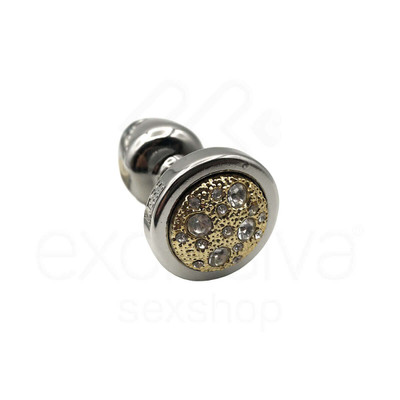 Foto 12 do produto Plug Anal "P" em ABS Atóxico com Formato Cônico e Detalhes de Jóias Cravejado - Hard Less | 5,4 x 2,6 cm | Disponível em 14 Cores