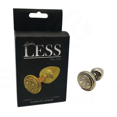 Foto 24 do produto Plug Anal "P" em ABS Atóxico com Formato Cônico e Detalhes de Jóias Cravejado - Hard Less | 5,4 x 2,6 cm | Disponível em 14 Cores