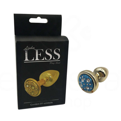 Foto 36 do produto Plug Anal "P" em ABS Atóxico com Formato Cônico e Detalhes de Jóias Cravejado - Hard Less | 5,4 x 2,6 cm | Disponível em 14 Cores