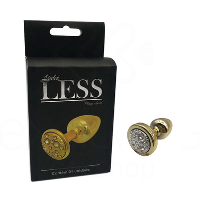 Foto 42 do produto Plug Anal "P" em ABS Atóxico com Formato Cônico e Detalhes de Jóias Cravejado - Hard Less | 5,4 x 2,6 cm | Disponível em 14 Cores