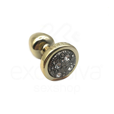 Foto 31 do produto Plug Anal "P" em ABS Atóxico com Formato Cônico e Detalhes de Jóias Cravejado - Hard Less | 5,4 x 2,6 cm | Disponível em 14 Cores