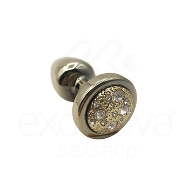 Foto 25 do produto Plug Anal "P" em ABS Atóxico com Formato Cônico e Detalhes de Jóias Cravejado - Hard Less | 5,4 x 2,6 cm | Disponível em 14 Cores