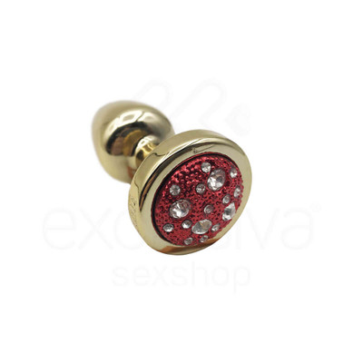Foto 40 do produto Plug Anal "P" em ABS Atóxico com Formato Cônico e Detalhes de Jóias Cravejado - Hard Less | 5,4 x 2,6 cm | Disponível em 14 Cores