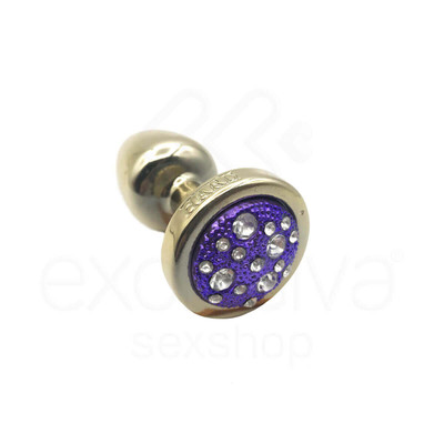 Foto 34 do produto Plug Anal "P" em ABS Atóxico com Formato Cônico e Detalhes de Jóias Cravejado - Hard Less | 5,4 x 2,6 cm | Disponível em 14 Cores