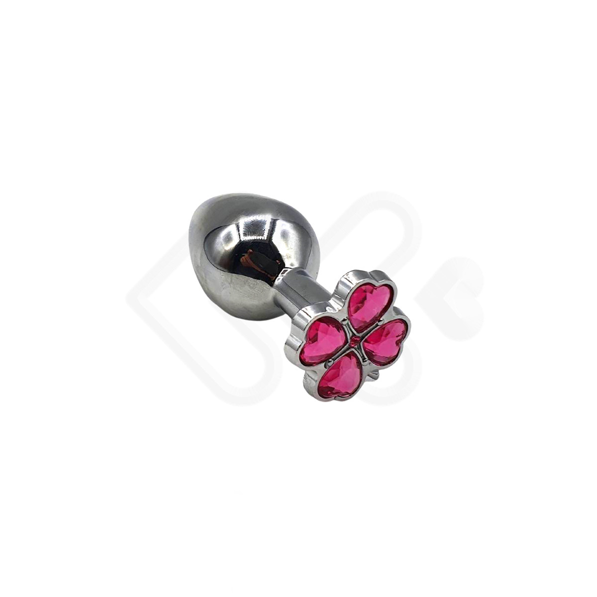 Plug Anal "P"em Aço com Joias na Base no Formato de Trevo - Sexy Import | 6 x 2,7 cm | Disponível em 6 Cores - 10