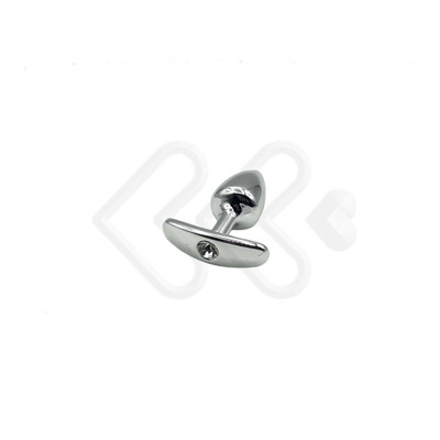 Foto 6 do produto Plug Anal "P" Cônico em Metal com Joia e Base Removível - Hard | 5,8 x 2,6 cm | Disponível em 7 Cores