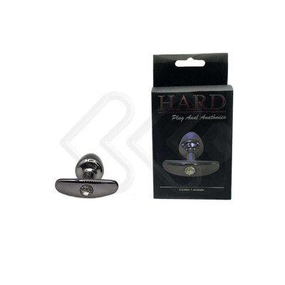 Foto 9 do produto Plug Anal "P" Cônico em Metal com Joia e Base Removível - Hard | 5,8 x 2,6 cm | Disponível em 7 Cores