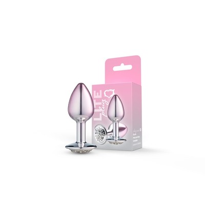 Foto 5 do produto Plug Anal "P" no Formato Cônico com Detalhe de Pedra Brilhante Cravejada na Base - Sexy Fantasy Lite | 6,5 x 2,6 cm | Disponível em 2 Cores