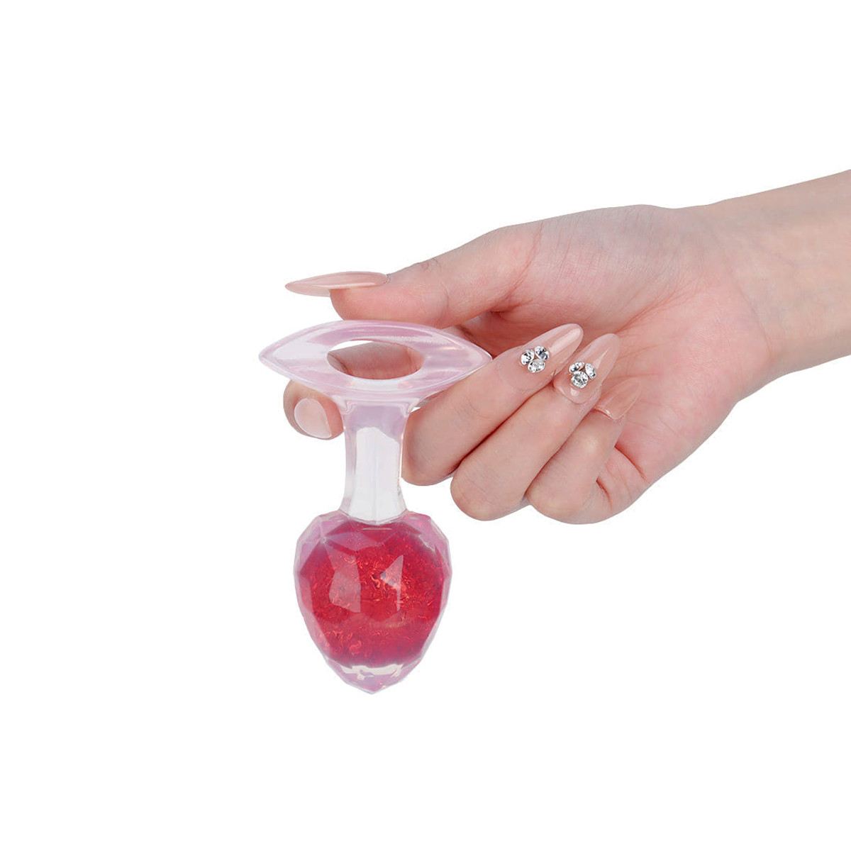 Plug Anal P em Formato Cônico de Diamante com Esfera Interna e Alça de Segurança - YouVibe | 6,4 x 3,2 cm | Disponível em 6 Cores - 21