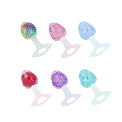 Plug Anal P em Formato Cônico de Diamante com Esfera Interna e Alça de Segurança - YouVibe | 6,4 x 3,2 cm | Disponível em 6 Cores