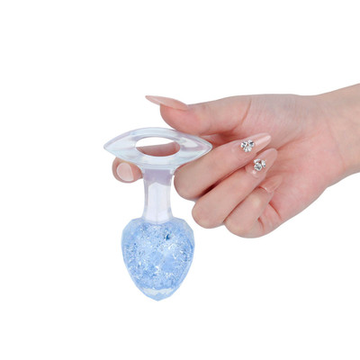 Plug Anal P em Formato Cônico de Diamante com Esfera Interna e Alça de Segurança - YouVibe | 6,4 x 3,2 cm | Disponível em 6 Cores