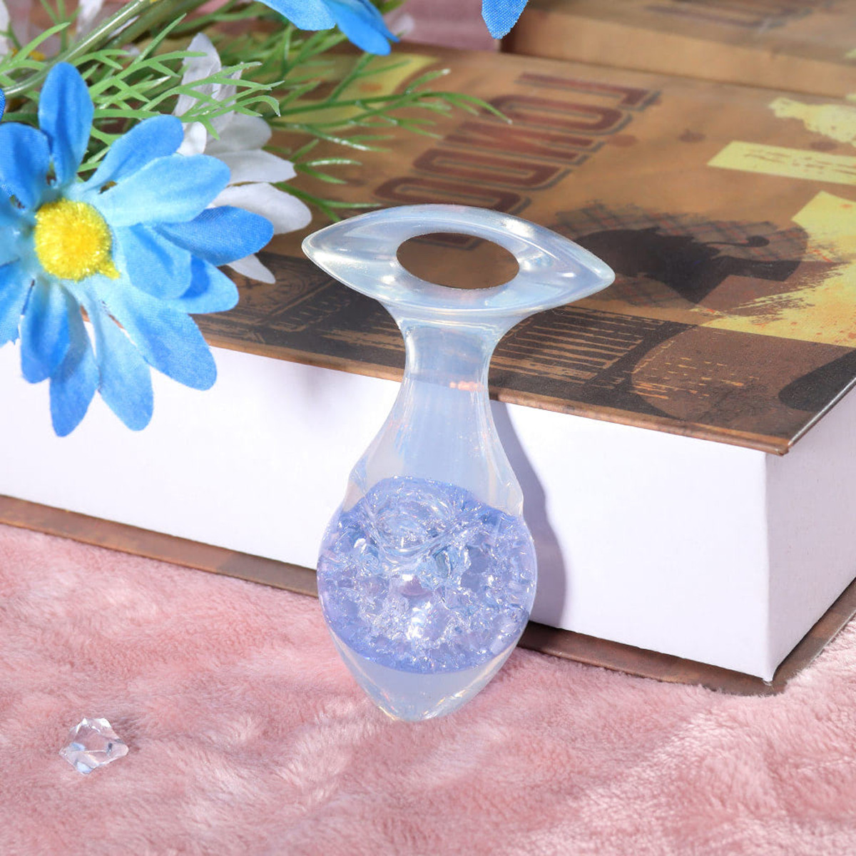 Plug Anal P em Formato Cônico, Silicone Platina com Esfera interna e Alça de Segurança - YouVibe | 6,5 x 3,3 cm | Disponível em 6 Cores - 4