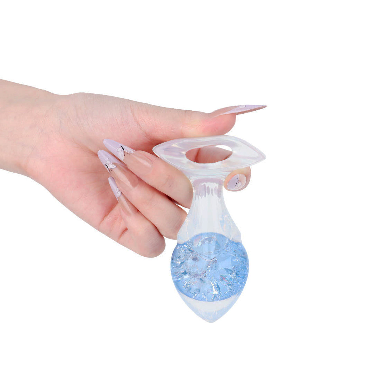 Plug Anal P em Formato Cônico, Silicone Platina com Esfera interna e Alça de Segurança - YouVibe | 6,5 x 3,3 cm | Disponível em 6 Cores - 5