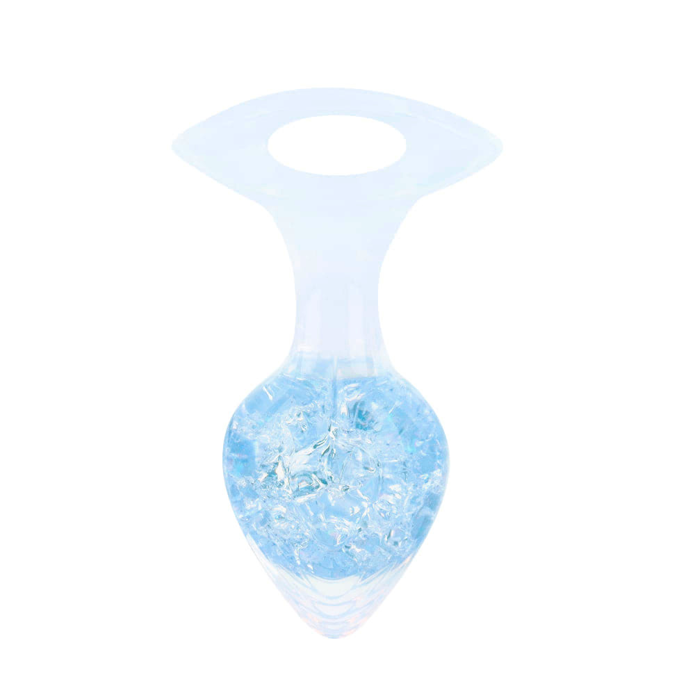 Plug Anal ''P'' de Silicone Platina Com Esfera de Vidro Interna, Alça e Detalhe de Coração - YouVibe | 6,7 x 3 cm | Disponível em 6 Cores - 23