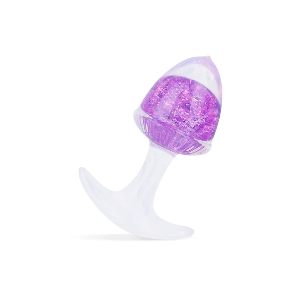 Plug Anal ''P'' de Silicone Platina Com Esfera de Vidro Interna - YouVibe | 6,9 x 3,3 cm | Disponível em 6 Cores - 18
