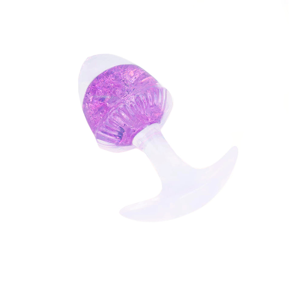 Plug Anal ''P'' de Silicone Platina Com Esfera de Vidro Interna - YouVibe | 6,9 x 3,3 cm | Disponível em 6 Cores - 19