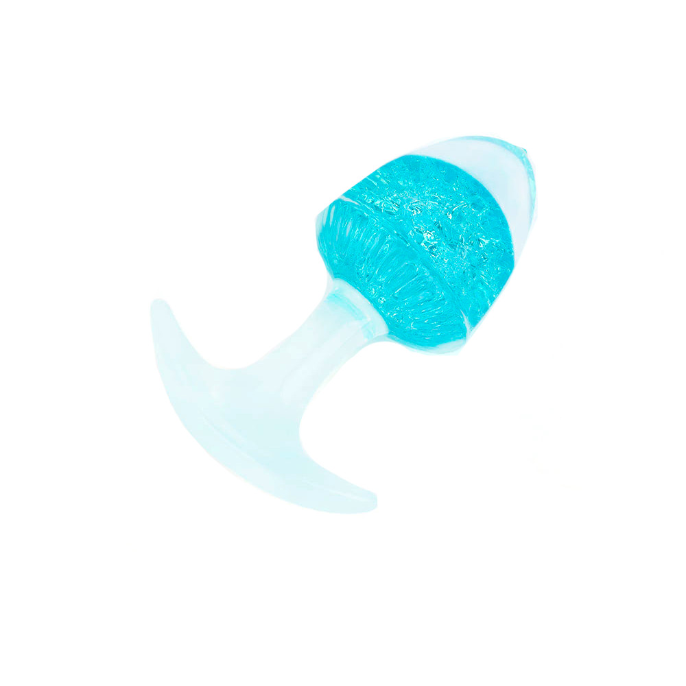 Plug Anal ''P'' de Silicone Platina Com Esfera de Vidro Interna - YouVibe | 6,9 x 3,3 cm | Disponível em 6 Cores - 8