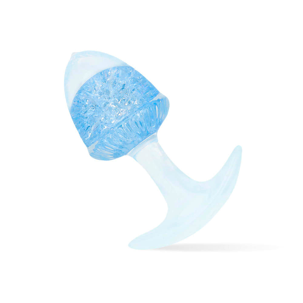 Plug Anal ''P'' de Silicone Platina Com Esfera de Vidro Interna - YouVibe | 6,9 x 3,3 cm | Disponível em 6 Cores - 2