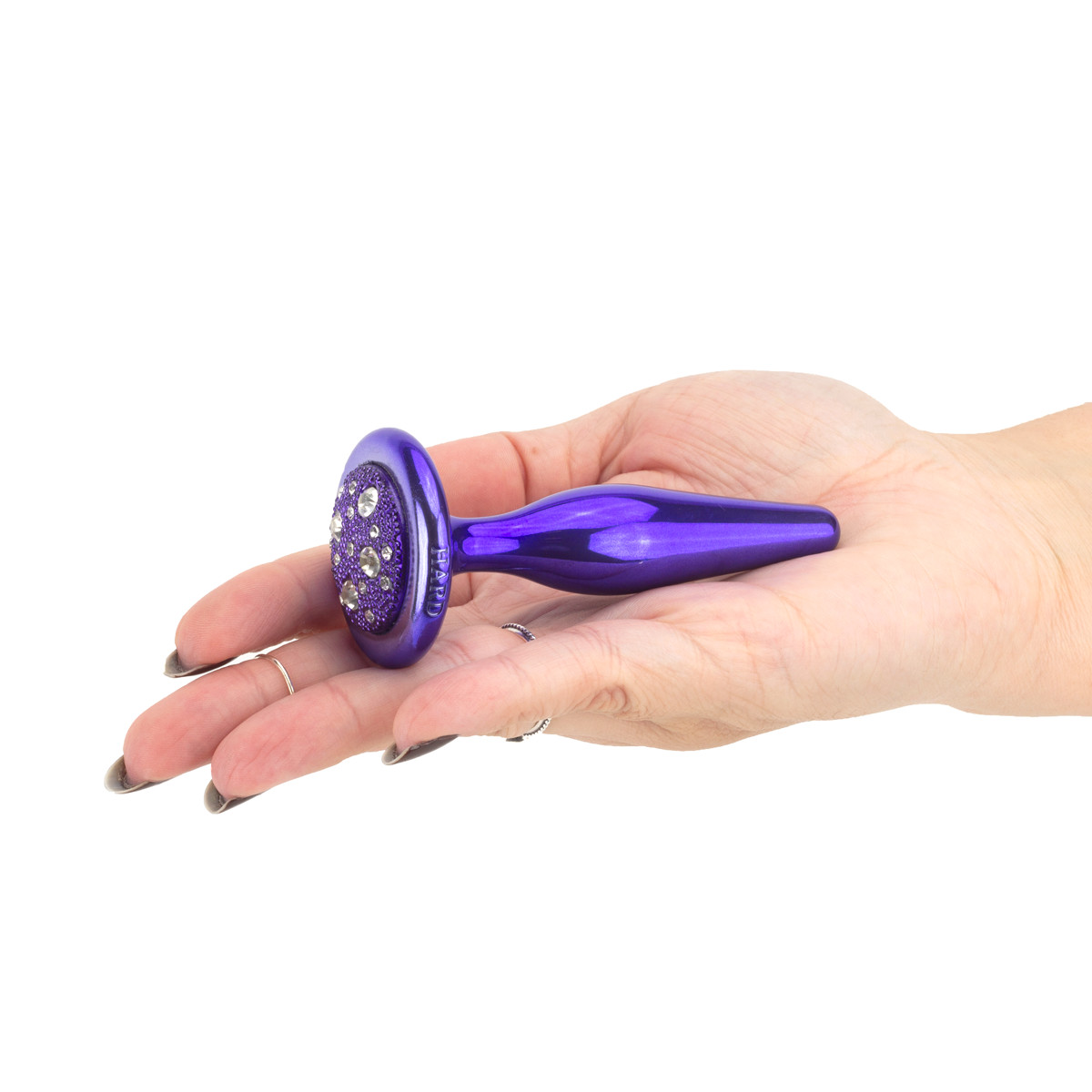 Plug Anal Slim com Pedras Cravejadas na Base by Ana Canziani - Hard | 7,7 x 2 cm | Disponível em 5 Cores - 19