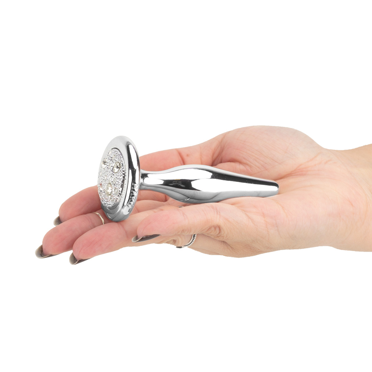 Plug Anal Slim com Pedras Cravejadas na Base by Ana Canziani - Hard | 7,7 x 2 cm | Disponível em 5 Cores - 10