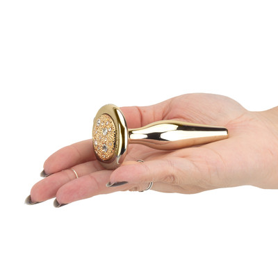 Plug Anal Slim com Pedras Cravejadas na Base by Ana Canziani - Hard | 7,7 x 2 cm | Disponível em 5 Cores