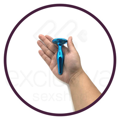 Plug Anal com Pedras na Base by Ana Canziani - Hard - 7,7 x 2 cm | Disponível em 5 Cores