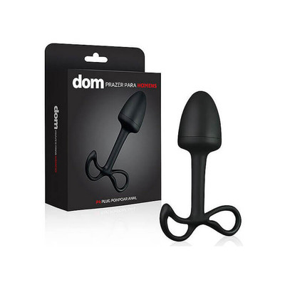 Plug Anal para Pompoarismo com Base de Segurança - Dom P4 | 12 x 4,3 cm