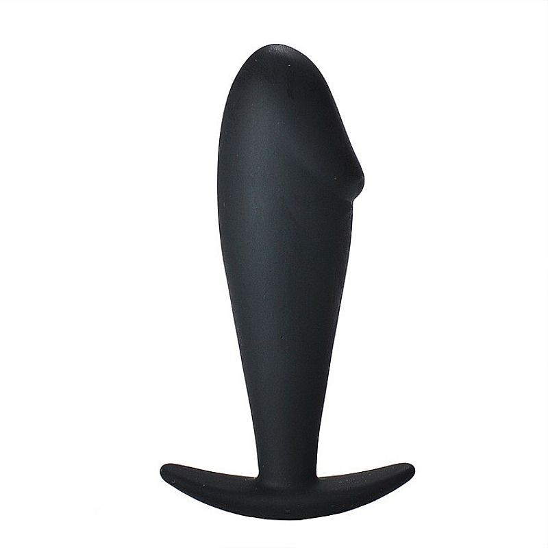 Plug Anal com Ponta de Glande em Silicone Macio com Alça de Segurança - Sexy Import | 9,5 x 3 cm - 4