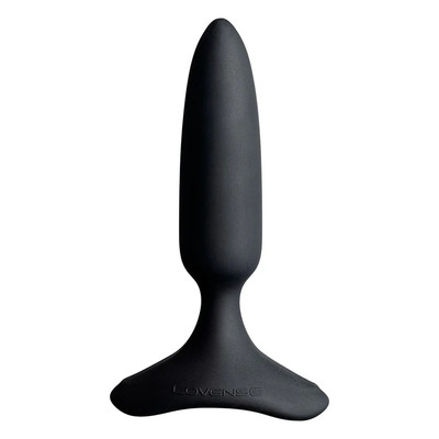Foto 2 do produto Plug Anal ''PP'' no Formato Cônico em Silicone com Base de Segurança, 7 Modos de Vibração e Controle Via Aplicativo - Lovense Hush 2 XS | 9,5 x 2,5 cm