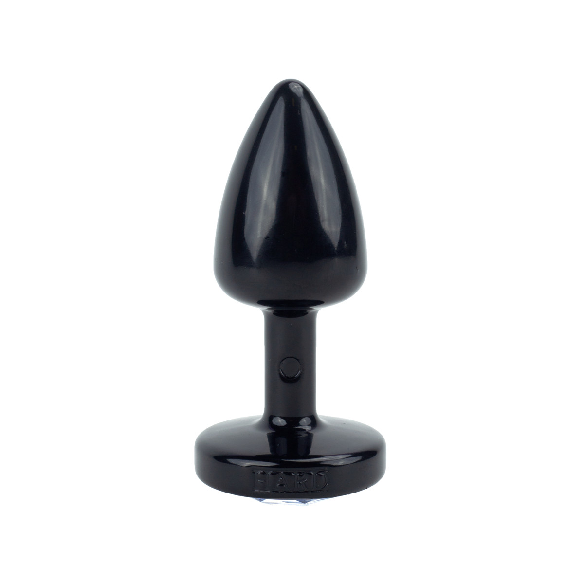 Plug Anal Preto no tamanho "P" em ABS Atóxico com Formato Cônico e Detalhe de Joia - Hard Less | 6 x 2,6 cm | Disponivel em 7 Cores - 8