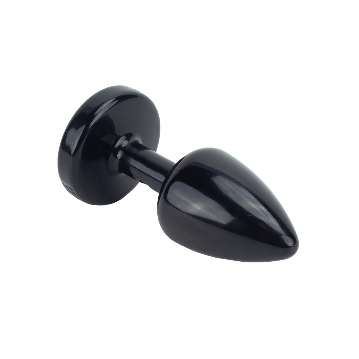 Plug Anal Preto no tamanho "P" em ABS Atóxico com Formato Cônico e Detalhe de Joia - Hard Less | 6 x 2,6 cm | Disponivel em 7 Cores - 9