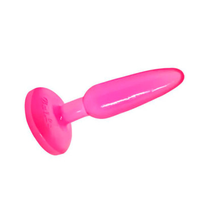 Foto 2 do produto Plug Anal em PVC com Formato Cônico e Base em Ventosa - Lybaile Butt Plug | 10,8 x 3,3 cm | Disponível em 2 Cores