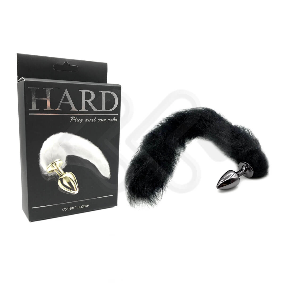 Plug Anal em Metal no Tamanho P com Rabo Alongado - Hard | 5,7 x 2,6 cm | Disponível em 10 Cores - 15