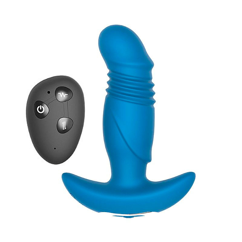 Plug Anal Recarregável com 10 Modos de Vibração, 3 Modos de Vai e Vem com Controle Remoto - Luka Nv Toys | 10,4 x 3,4 | Disponível em 2 Cores - 2