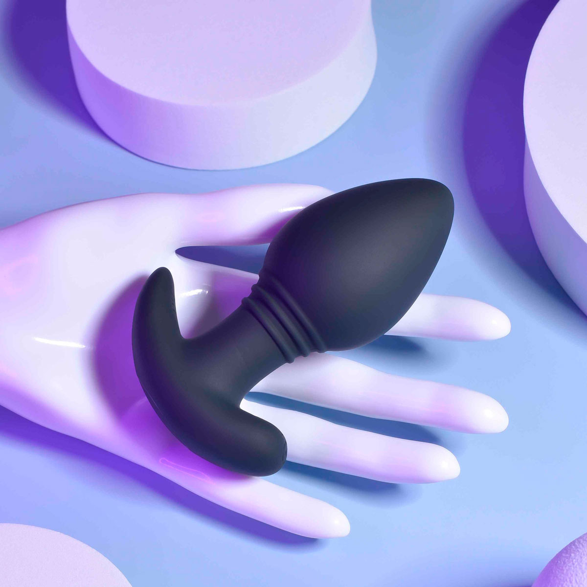 Plug Anal ''G'' em Silicone com 10 Modos de Vibrações. Recarregável e Controle Remoto Sem Fio - Evolved Playboy Pleasure Plug e Play | 8,3 x 4,1 cm - 4