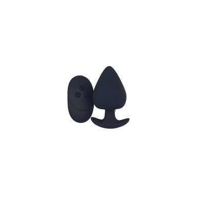 Foto 1 do produto Plug Anal Médio Recarregável em Silicone com 10 Modos de Vibrações e Controle Remoto Sem Fio - Pleasure Dreams | 6,5 x 4,1 cm