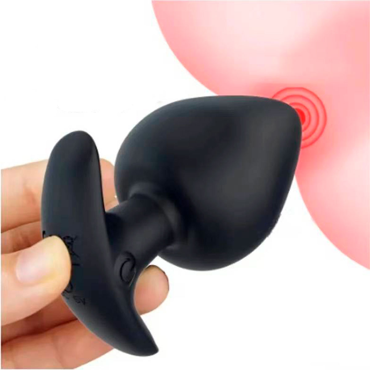 Plug Anal Recarregável em Silicone com 10 Modos de Vibrações e Controle Remoto Sem Fio - Pleasure Dreams | 6,9 x 4,4 cm - 3